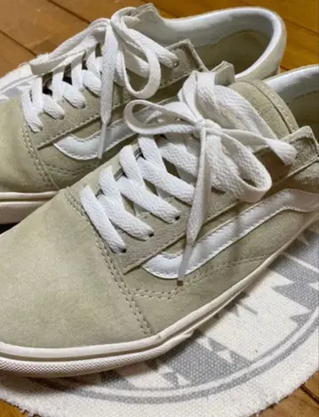 VANS 올드스쿨 스니커즈 아이보리 베이지