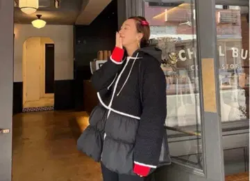 rosymonster 로지몬스터 3way 도넛 보아 코트 컬러