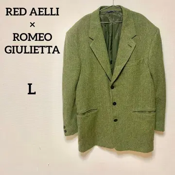 RED AELLI x ROMEO GIULIETTA 헤링본 자켓 그린