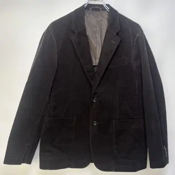 코듀로이 테일러드 자켓 다크 브라운 그린 라벨