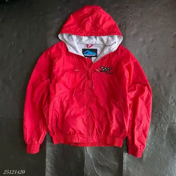 US 구제 의류 Tri Mountain 나일론 자켓 레드