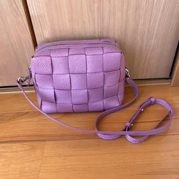 IACUCCI 라벤더 뜨개질 숄더백