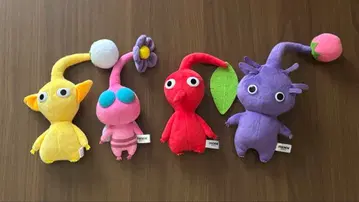 피크민 올스타 컬렉션 봉제 인형 4체 세트