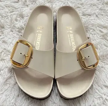 BIRKENSTOCK Madrid 아이보리 한정판 Chaos 39 사이즈