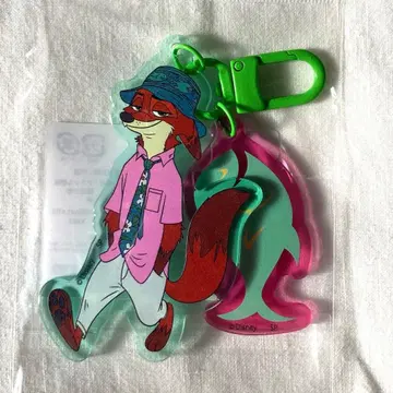 [ 가격 인하 불가 ] 주토피아2 키링 컬러 아크릴 키링 닉