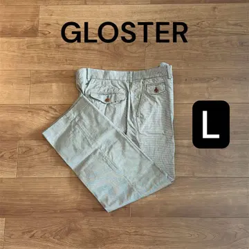 GLOSTER 체크 무늬 슬랙스 L 사이즈