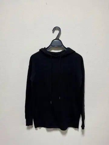 캐시미어 100% 후드 부착 니트 후드티