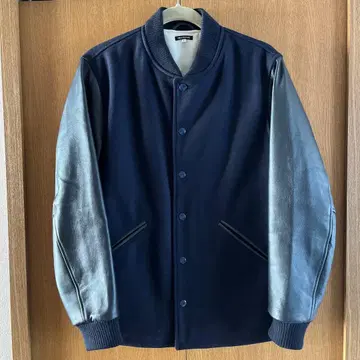 FREAK'S STORE 바시티 자켓 L 네이비/블랙