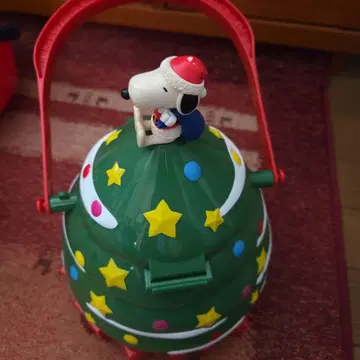 USJ 유니버셜 재팬 팝콘 바스켓 스누피 크리스마스 트리