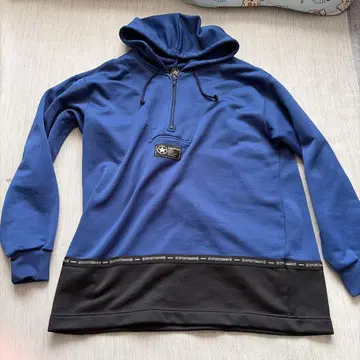 미즈노 SPORTSMAN L 사이즈 파랑 후드티
