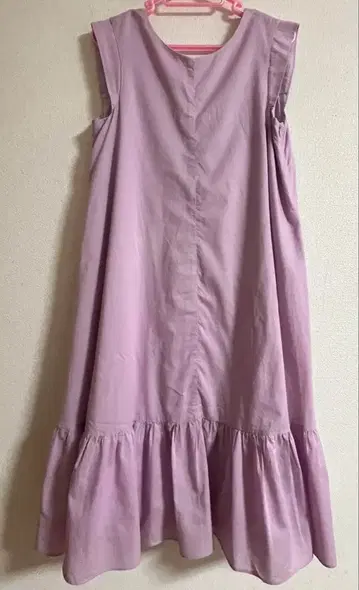 JILLSTUART 라벤더 슬리브리스 원피스 S