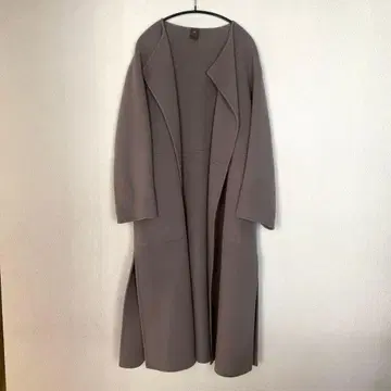 로페 리버션 비버 노카라 코트