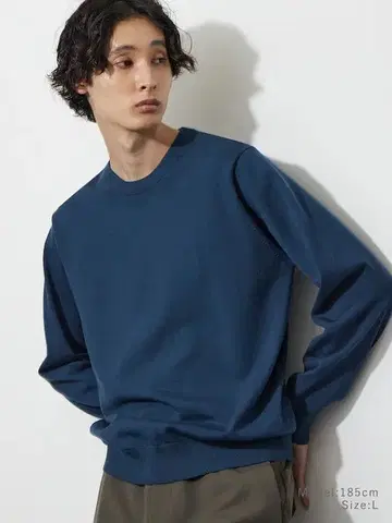 메리노울 블렌드 크루넥 스웨터