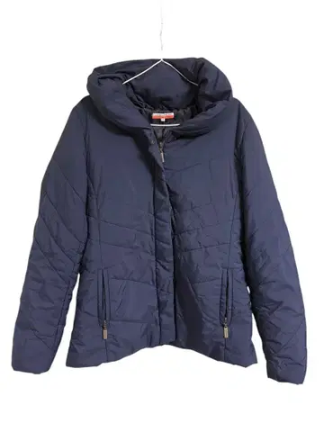 CASTELBAJAC 네이비 다운 자켓 44 여배우 옷깃 LL 상당