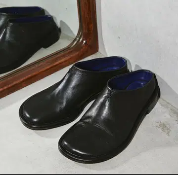 todayful 슬라이드 레더 슈즈 플랫슈즈 38