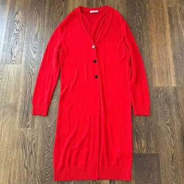 JIL SANDER 레드 긴팔 가디건