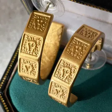 미사용 새상품 ANNE KLEIN 언클라인 Vintage 귀걸이 Lion