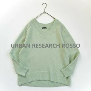 어반리서치 로쏘 캐시미어 혼방 V넥 니트