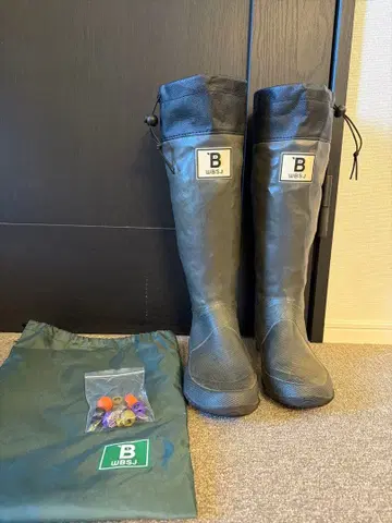 일본야생조협회 버드워칭 장화 S 사이즈 레인부츠 그레이 24cm