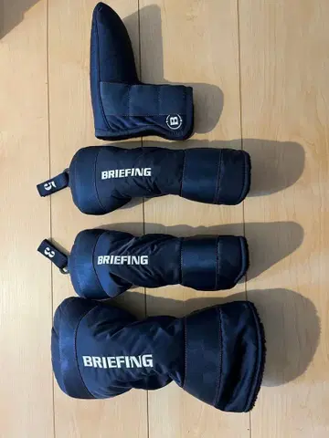 BRIEFING 골프 헤드커버 4개 세트 네이비