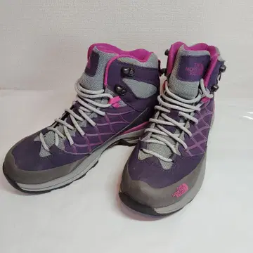THE NORTH FACE 트레킹 슈즈 퍼플 등산화 23cm