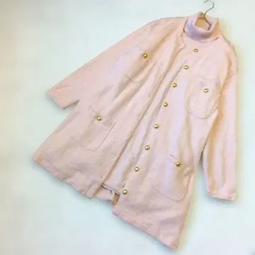 YOSHIKO 앙상블 니트 F 캐시미어 100% 핑크 계열 일본제