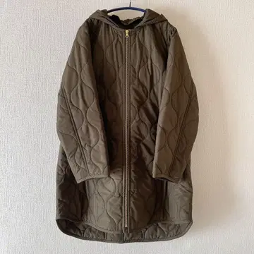 GLOBAL WORK 글로벌 워크 라이트 웜 퀼트 롱 코트