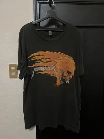 구제 의류 메탈리카 Metallica T셔츠 스컬 디자인