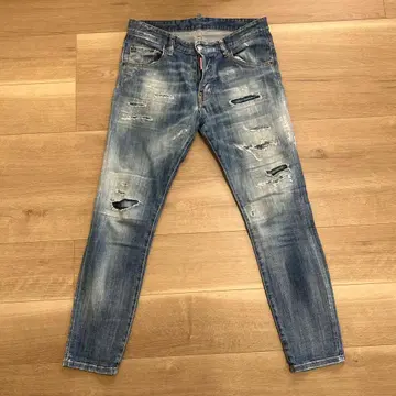 DSQUARED2 데미지 데님 팬츠 46