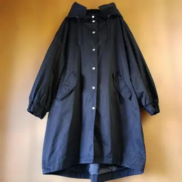 핸즈 오브 크리에이션 모즈 코트 블랙 프리 사이즈 코튼 안감 부착