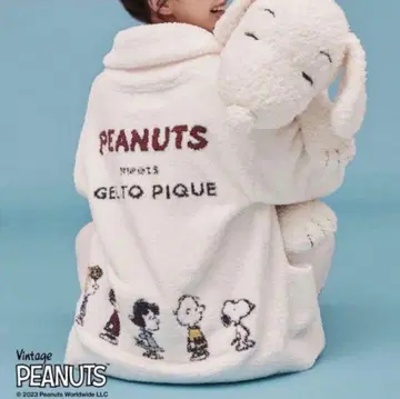 시착 정도 새상품급 젤라또피케 PEANUTS 스누피 가디건
