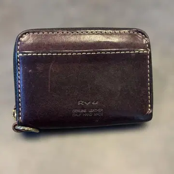 [ 천연 가죽 ] Ryu 코인 케이스 purple