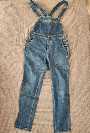 데님 오버롤 블루