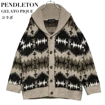 젤라피케 펜들턴 콜라보 네이티브 무늬 가디건 표기 사이즈 M~L