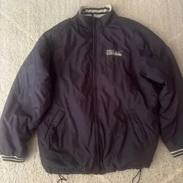 퍼스트 다운 네이비 나일론 자켓