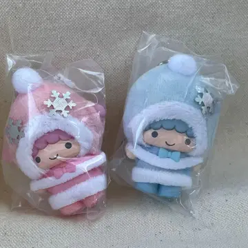 꼬마 키키라라 눈의 요정 시크릿 키링 산리오