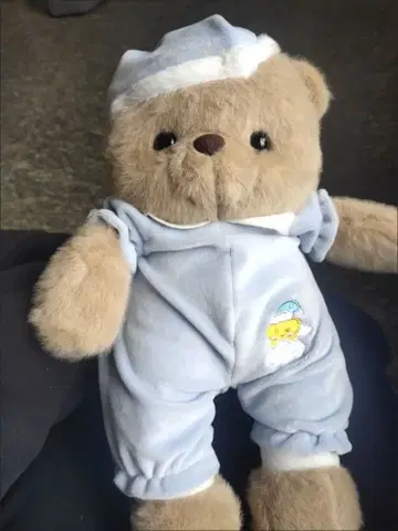 파자마 곰 봉제 인형