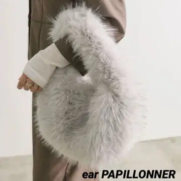 미사용 ear PAPILLONNER 이아파피요네 에코 퍼 원 핸들 백