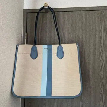 Michael kors 스카이블루 스트라이프 토트백