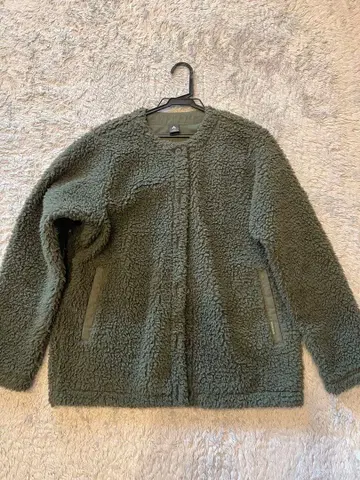 몽벨 크리마플러스 링 가디건 카키 여성용 XL 사이즈