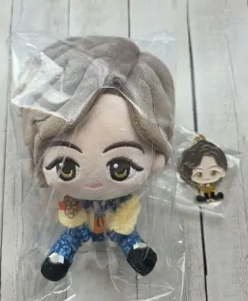 미세스 제일복권 봉제 인형 메탈 참 후지사와 료카 료짱 세트