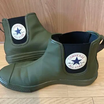 컨버스 사이드 고어 레인 슈즈 카키 25.0cm