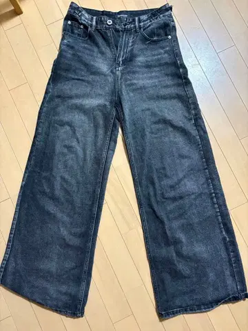 Asap mode 블랙 배기 데님