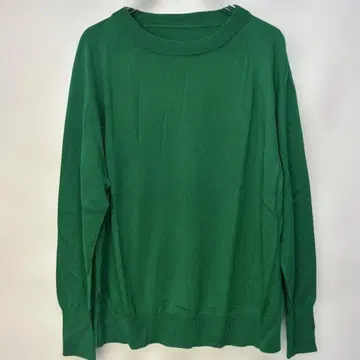 스픽 앤 스팬 그린 크루넥 긴팔 니트