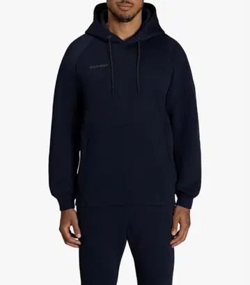 MAMMUT 네이비 후드 부착 후드티