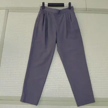 NEWYORKER 그레이 허리밴딩 턱 팬츠