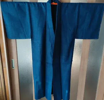 다크 블루 심플 기모노