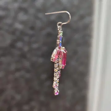 이맥 스와로브스키 크리스탈 댕글 귀걸이