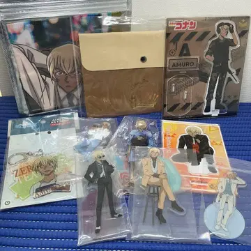 명탐정 코난 아무로 토오루 후루야 레이 아크릴 스탠드 핸드 타월 세트