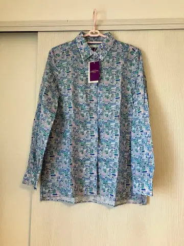 AMACA LIBERTY 긴팔 셔츠 집 건물 디자인